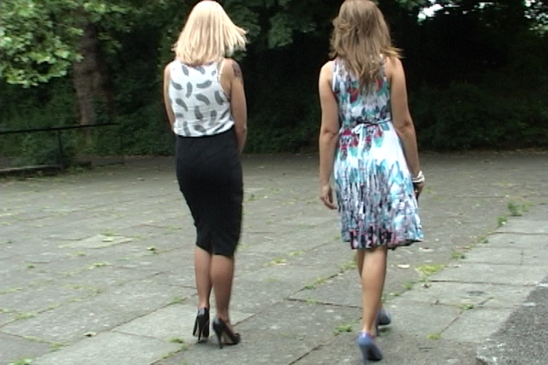  office girl in heels